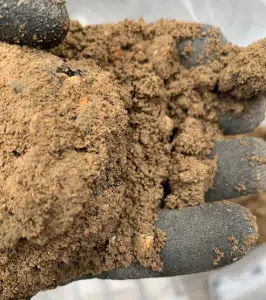 ETUDE DE SOL G5 Sinistres à CAUJAC (31) HAUTE GARONNE Des échantillons de sol ont été prélevés sur site afin d’être analysés en laboratoire. Cette étape permet d’identifier la nature géotechnique du terrain (argile, limon, sable, etc.), de détecter d’éventuelles anomalies (retrait-gonflement, humidité excessive, pollution) et de mieux comprendre les causes du sinistre observé sur la construction.