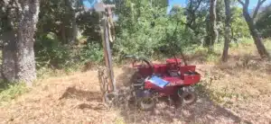 ETUDE DE SOL G1PGC VAR Sondages au pénétromètre dynamique lourd pour une étude de sol sur Trans en provence . Cette méthode permet de vérifier la résistance de sol