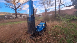 ETUDE DE SOL G2AVP à MONTAUROUX (83) VAR Sondages au pénétromètre dynamique lourd pour une étude de sol sur Montauroux . Cette méthode permet de vérifier la résistance de sol pour l’emprise au sol du projet