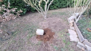 Test de perméabilité du sol pour étude d‘assainissement non collectif (ANC), analyse des capacités d’infiltration