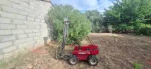 Étude de sol G2 AVP dans l’Hérault sondage au pénétromètre