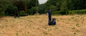 ETUDE DE SOL VENTE DE TERRAIN - RGA Sondages au pénétromètre dynamique lourd pour une étude de sol sur Trans en provence . Cette méthode permet de vérifier la résistance de sol