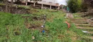 ETUDE DE SOL VENTE DE TERRAIN - LBIOT - 06 Sondages au pénétromètre dynamique léger . accès difficile