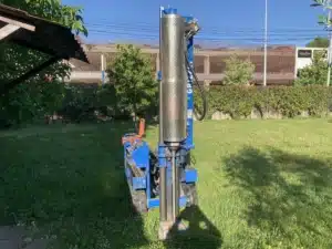 ETUDE DE SOL G2AVP à FOIX (09) ARIEGE Sondages au pénétromètre dynamique lourd pour une étude de sol sur St pierre de riviere . Cette methode permet de vérifier la résistance de sol pour l’emprise au sol du projet