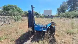 Sondages réalisé lors d’une étude de sol G2 AVP Étude de sol G2 AVP à La Valette-du-Var avec sondage géotechnique BETB