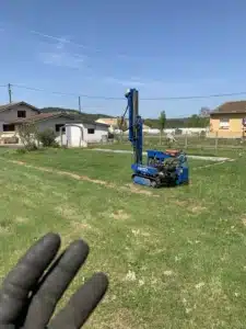 Sondages réalisé lors d’une étude de sol G2 AVP Sondage au pénétromètre dynamique pour étude de sol G2 AVP à Pamiers en Ariège