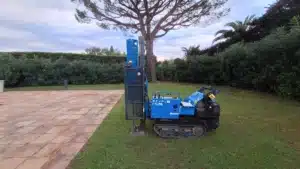 Sondage réalisé lors d’une étude de sol G2 AVP Étude de sol G2 AVP pour la construction d’un pool house à Ramatuelle dans le Var