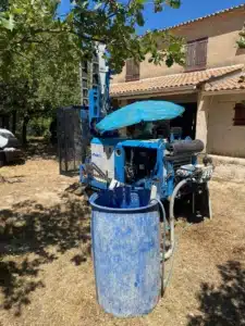 Etude géotechnique après sinistre - VAR Sondage destructif à m avec 3 essais pressiométrique