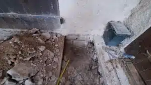 ETUDE DE SOL G5 Sinistres à ROCBARON - VAR Reconnaissance des fondations de l‘existant . Cette investigation est essentielle dans le cadre d’un sinistre .